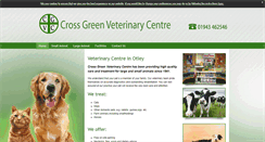 Desktop Screenshot of crossgreenvetsotley.co.uk
